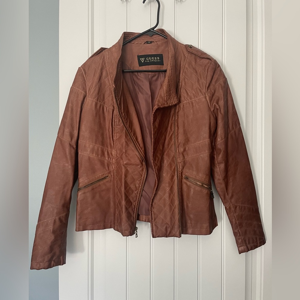 Guess Faux Leather Jacket